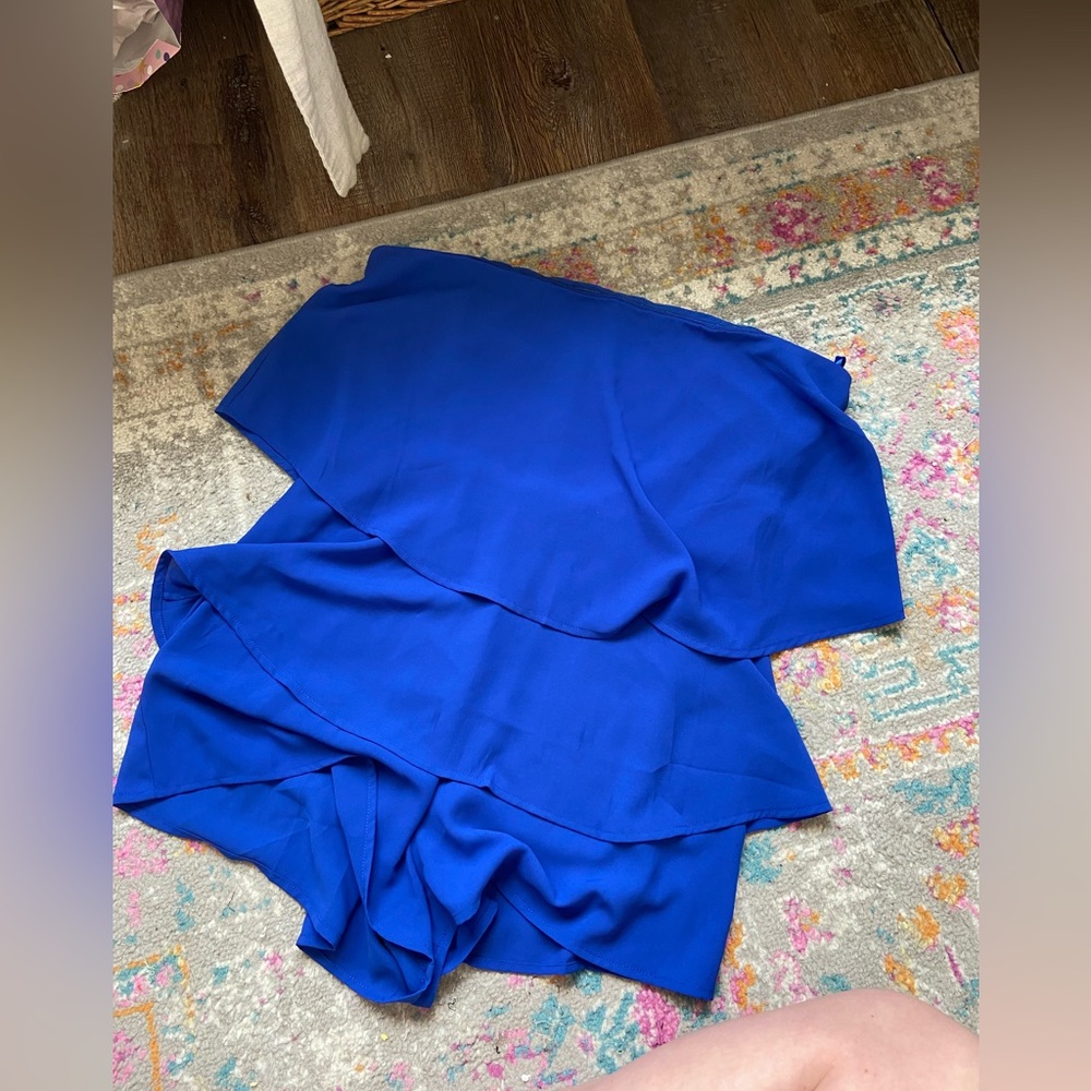 Super down strapless romper